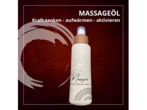 Massageöl Kraft tanken - aufwärmen - aktivieren