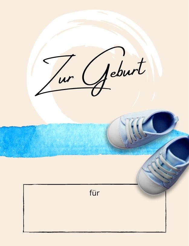 Geburtsset Schutzengel blau